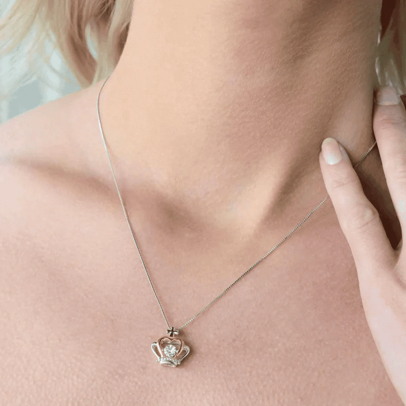 Badass Daughter Necklace-Silver Alluring Necklace – luxoz